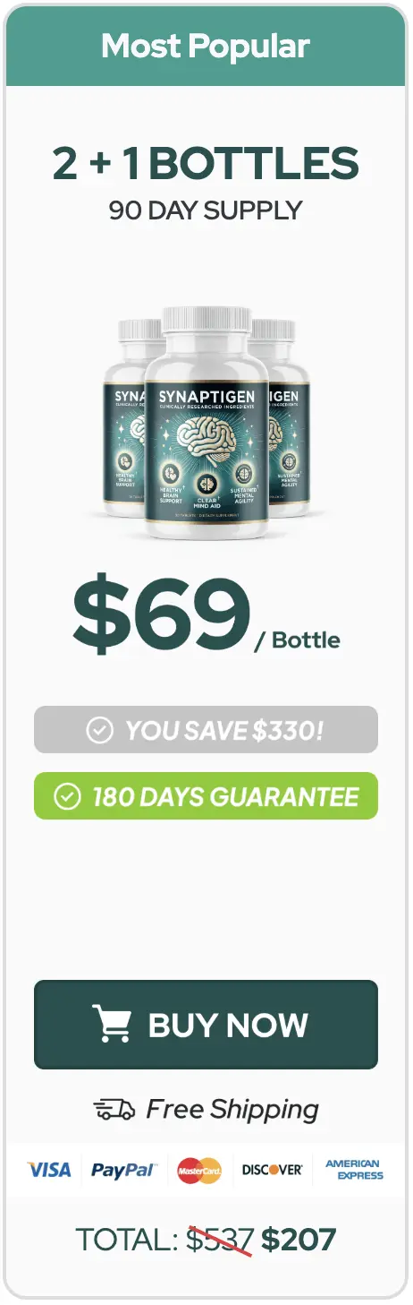 Synaptigen 3 Bottles