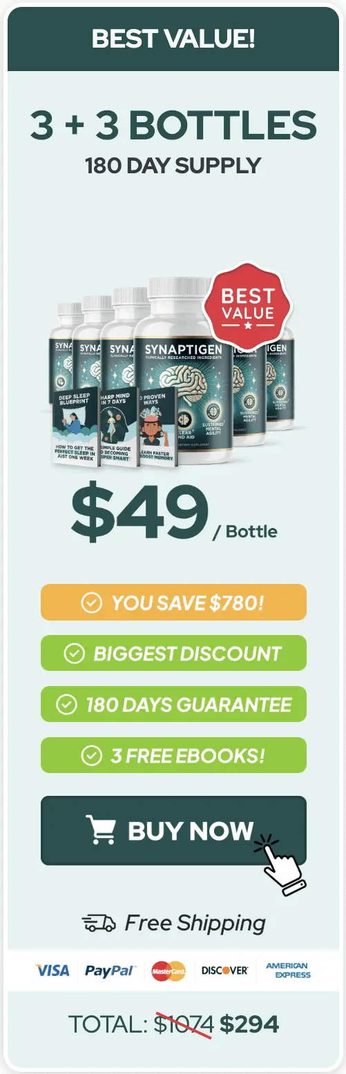 Synaptigen 6 Bottles